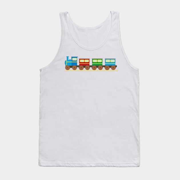 Train for kids Railway trains Tank Top by IDesign23